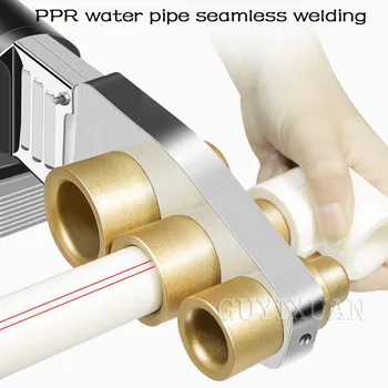 PPR taveniny stroj pre Domácnosť taveniny zvárací stroj Vodné potrubie horúce nádoby nelepí sa na die hlavu fixačné 20-63mm