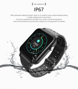 Y6 pro smart hodinky vodotesný IP67 srdcovej frekvencie, krvného tlaku rozchod krok fitness tracker pre Android a IOS pre xiao huawei smartwatch