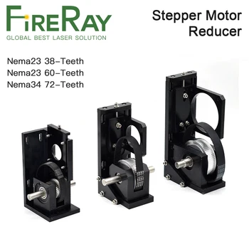 Fireray Stepper Motor Redukcia Y-osi Motora Base Nema23 38/60-Zuby Nema34 72-Zubov pre Rezanie Laserom a Rytie Stroj