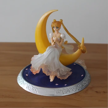 6 typov Top Cartoon Sailor Moon Akcie Obrázok Mesiac Energie PVC Model Animácie Kolekcie Ozdôb Detí Darček Toysn Obrázok