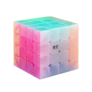 Vzdelávacie Hračky Hry QiYi 4x4x4 QiYuan S Rýchlosť Nálepky Kocka mofangge Uhlíka 4*4 Cubo Magico Puzzle, hračky pre Deti,