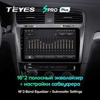 TEYES SPRO Plus Pre Volkswagen Golf 7 2012 - 2020 Auto Rádio Multimediálny Prehrávač Videa Navigácie GPS Android 10 Č 2din 2 din dvd