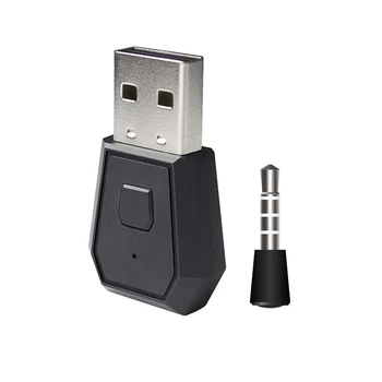 BT Adaptéru Prijímač Bezdrôtový Headset pre Slúchadlá, Adaptér hardvérový kľúč USB Adaptér USB Dongle pre PS4 Čierna