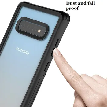 Pre SAMSUNG S10 Lite Shockproof puzdro pre Galaxy S8 S9 Plus Note9 Full-Telo Chrániť Robustný Kryt s vstavaným-in Screen Protector