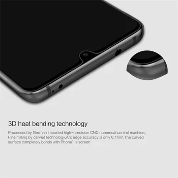 3D CP+Max Skla pre Huawei Mate 20 Nillkin Screen Protector Krivky Plné Pokrytie 9H Arc Premium Tvrdené Sklo