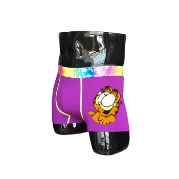 (2 kus/set) seestern nový zábavný roztomilý kreslený Garfield mužov boxery vtip hip hop underwears šortky krásne sexy mačka spodky