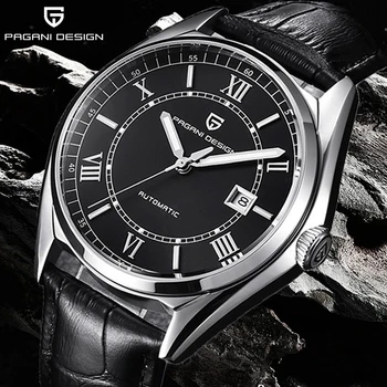 Mechanické hodinky pánske PAGANI DIZAJN business módne hodinky pánske top značky automatický dátum náramkové hodinky muž športové nepremokavé 2020