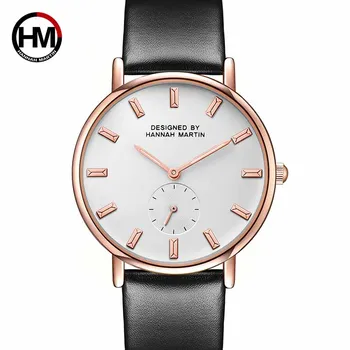 Hannah Martin Módne Náramkové hodinky Quartz Ženy, Luxusné Značky Bežné Dámske Hodinky Život Nepremokavé Hodiny, Darčeky pre Ženy, Reloj Mujer