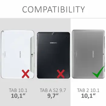 Tab 2 10.1 GT-P5100 P5110 P5113 Prípade Flip Stojan Pu Kožené Folio Cover obal pre Samsung Galaxy Tab 2 10.1 Model P7500 P7510 Prípade
