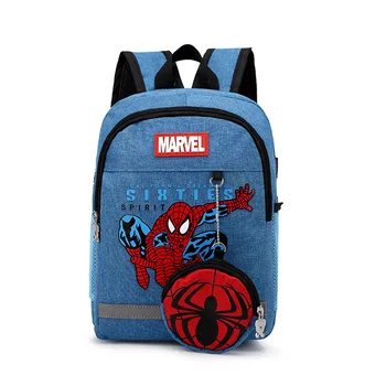 Disney Karikatúry Batoh Chlapec Dievča Batoh Darček Hračky Marvel Spiderman Kapitán Amerika Super Hrdinovia Taška