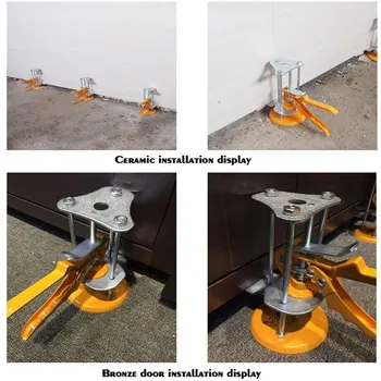 Dlaždice Nivelačný Systém Leveler Dištančné Opakovane Obkladanie Tool Kit Konštrukcie Steny Podlahy Rovnováhu Nástroje
