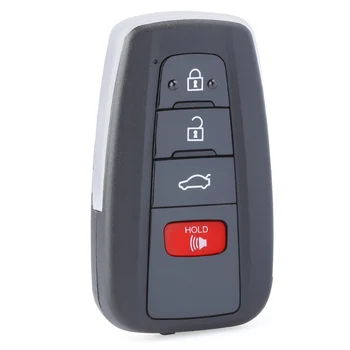 Keyecu Diaľkové Tlačidlo púzdro Fob 4 Tlačidlá pre Toyota RAV4 2019 Camry 2018-2019 Kľúča Vozidla púzdro, FCC ID: HYQ14FBC