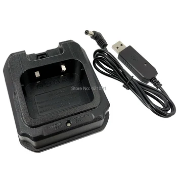 USB Nabíjačka, Základný Adaptér pre Baofeng BF-9700 UV-9R Plus BF-A58 UV-XR A-58 GT-3WP UV-5S Walkie Talkie obojsmerná Rádiová