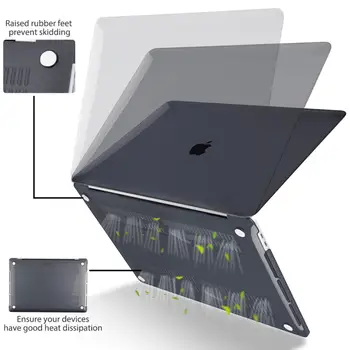 Crsytal Priehľadného Plastu Tvrdé púzdro pre MacBook Pro Retina 12 13 15 16inch Dotyk bar A2338 A2228 2020 Vzduchu 13 A2179 A1932