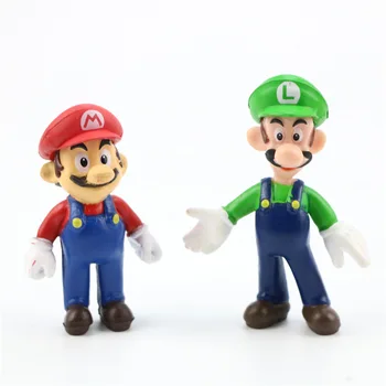 18 kusov/set Super Mario hračka na Kreatívne hry doll Deň Detí darček domov cake decoration