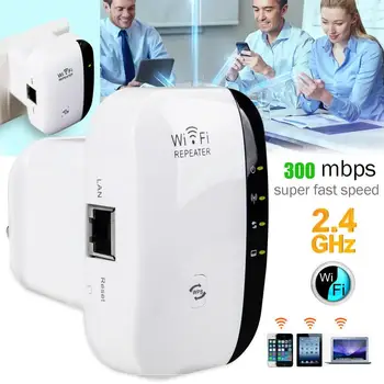 300Mbps Wireless Repeater WiFi Zosilňovač WiFi Extender Wi-Fi predlžovač Dosahu WiFi Signálu Zosilňovač, Booster 802.11 N Prístupu