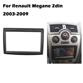 2 DIN Adaptér CD Výbava Panel Stereo Rozhranie Rádio Auto Frame Panel Fascia pre RENAULT Megane II 2003-2009 2Din