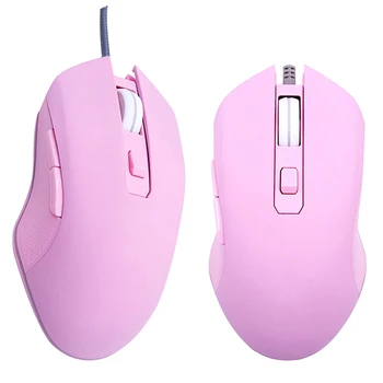Žiarivú Ružovú Myši Počítač, Príslušenstvo, Periférne zariadenia Roztomilý Dievča Gaming Mouse, Wireless Mouse Lítiové Batérie, 500HMA