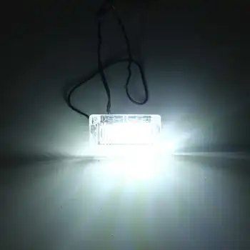2 ks Auto Vysoký Jas Biele Led High Output Interiéru Svetlo Dvere Lampa Puddle batožinového priestoru Svetlo Držiak Univerzálny Pre Tesla Model s 3 S X