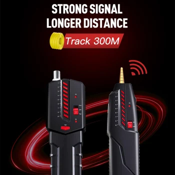 Drôt Tracker Tester Line Vyhľadávanie BNC RJ45 RJ11 Line Nájsť RJ11 Kábel nie murmurs Sieť LAN Kábel Tester poe switch on-line test
