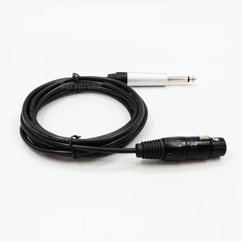6.35 mm 6,5 mm Jack XLR Kábel Mužov a Žien Profesionálny audio Kábel pre Mikrofón, Reproduktor Mixér Konzoly Zosilňovač, Mikrofón