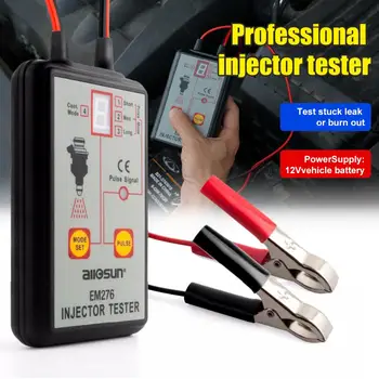 Profesionálne Injektor Tester 12V Paliva Injektor 4 Pluse Režimy Tester Silný Palivový Systém Kontroly Nástroj Automobilový EM276 Auto Tester