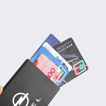Smart Peňaženky Tenké ID Karta RFID Prípade Automaticky Kovové Banka Kreditnej Karty Prípade Pre opel astra j corsa d astra astra k vectra