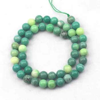 Kolo green opal kameň korálky prírodný KLENOT kameň korálky DIY voľné korálky pre šperky, takže strand 15