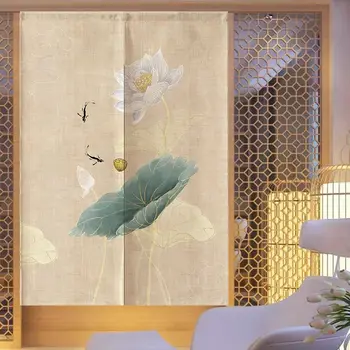 Tradičná Čínska Atrament Štýl Dverí Záves Japonský Opony Norenovi Miestnosti Dekorácie Feng Shui Dvere Záves