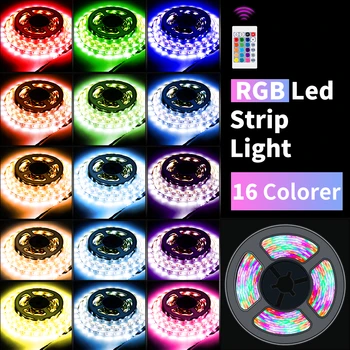 LED Pás RGB Osvetlenie Nepremokavé 5V Flexibilné Fita LED Diódy Pásky Pásky 1 2 3 4 5 M, Neónové Lampy Pásy RGBW LED Podsvietenie