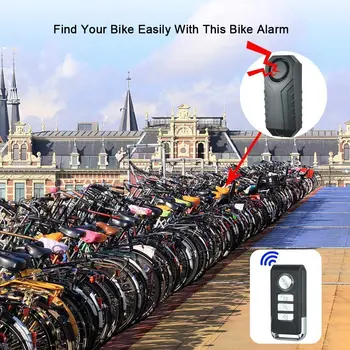 Auto, Motocykel upozornenie Na Bicykel Bicykel, Skúter vibrácie senzor, Diaľkové ovládanie, Bezpečnostný Alarm Nepremokavé SOS Funkcia