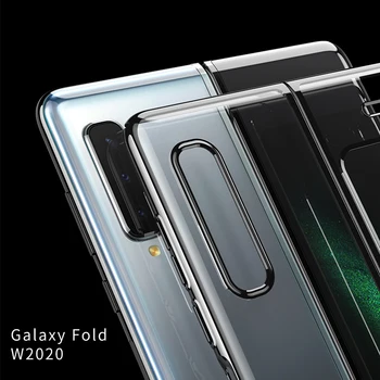 Vysoko Transparentné puzdro Pre Samsung Galaxy Násobne Pokovovanie Číre pevné púzdro Pre Samsung Galaxy W2020 F9000 Vysoká transparentnosť Kryt