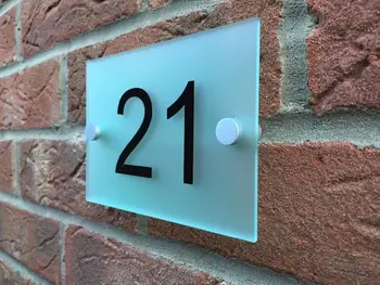 Číslo domu Podrobnosti o Modernom dome prihlásiť doska, dvere číslo akryl lesklý efekt moderný dom čísla Dverí prihlásiť