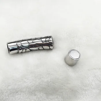 8 mm 316l Nerezovej Ocele Vintage Arc Magnet Pracky Konektory Charms Fit Kožený Náramok Magnetická Spona Šperky Zistenia