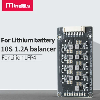 1.2 10S 36V Aktívny Ekvalizér Balancer s LED Pre Li-ion Lifepo4 Lithium Batéria, Prenos Energie