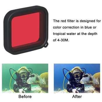 45M Vodotesné púzdro puzdro pre GoPro Hero 5 6 7 Black Potápanie Ochranné Underwater Dive Kryt pre Go Pro Filtračné Vrecko na Príslušenstvo