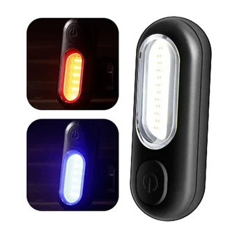 LED Zadné Koleso zadné Svetlo s USB Nabíjateľné Nepremokavé Cyklistické Bezpečnostné Svetlá Blikať Dual-Farby, Svetlá, Požičovňa Lampy Príslušenstvo