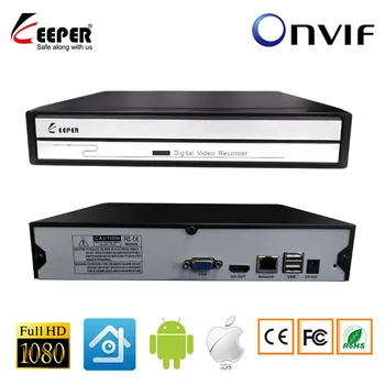 Chovateľ Mini 4CH 8CH 16CH 1080P NVR Pre IP Kamery CCTV Network Video Recorder Podpora Onvif Protocal