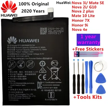 HuaWei Originálne Batérie HB356687ECW Pre Huawei Nova 2 Plus Nova 2i Nova 2S Česť 9i 7X G10 Mate 10 Lite P30 lite Mate SE Batérie
