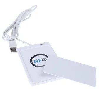 NFC ACR122U RFID čítačka kariet ACR 122U Smart Card Reader Spisovateľ s UID zapisovať klon softvér S50 Kontrola Prístupu na Kartu ISO 14443