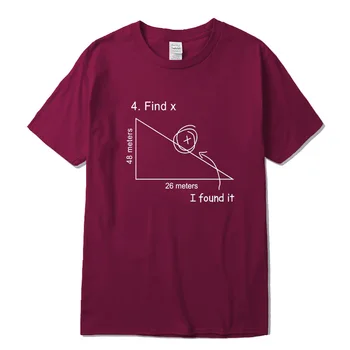 XINYI pánske t-shirt Vysoká kvalita bavlna, krátky rukáv Zábavné Matematická geometria tlač mužov tričko harajuku mužské tričko