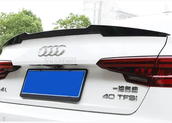 Pre Audi A4 B9 2017 2018 2019 spojler, ABS plastu auto dekorácie batožinového priestoru chvost nevyfarbené farba zadný spojler