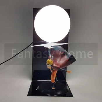 Naruto Akcie Obrázok Rasengan Led Svetlo DIY Nastaviť Model Hračka Uzumaki Naruto Model Hračka Žiarovka DIY72