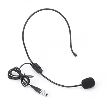 3Pin XLR Cardioid Kondenzátora Mikrofón Slúchadlá s Mikrofónom pre AKG Bezdrôtový Bodypack Nastavte Uhol Vyzdvihnutie Zvuk Bude