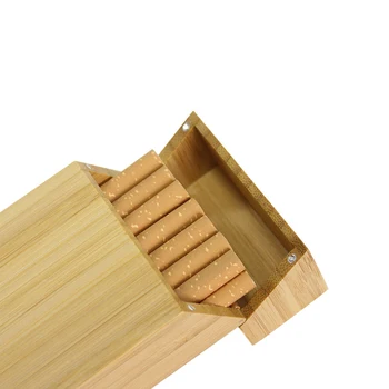 20 Palice Dreva Cigariet Prípade Prenosné Bambusu Rosewood Cigariet Box Ručné Drapákové Cigariet Skladovacie priestory Na Fajčenie YJ579