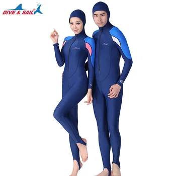 POTÁPANIE&PLÁVAŤ celé Leto Plavky UPF 50+ Rushguard Wetsuits Lycra Potápanie Pokožky Muži Ženy Jumpsuit Dlhé Rukávy Plavky