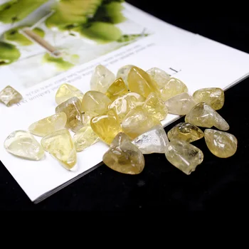 Prírodný krištáľ kameň Citrine Protolith Rozhádzané Žltá quartz Liečenie Reiki Crystal Čakra Domova Záhradný Dekoratívny Kvet