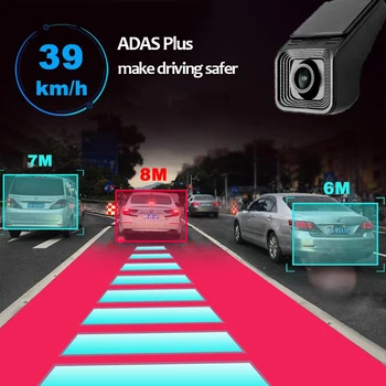 X10 Smart Dash Cam Mini Car DVR Kamera HD 1080P Duálny Objektív Jazdy Záznamník Skryté Typu pre Android Multimediálny Prehrávač DVD
