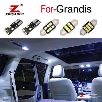 16pcs Premium Canbus Biele interiérové LED žiarovky špz batožinového priestoru dome svetla na čítanie súprava Pre Mitsubishi Grandis (2004-2010)