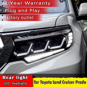Auto Styling pre Toyota Pôdy Cruiser Prado 2018 Svetlomety Prado LED Reflektor DRL LED Automobilové Príslušenstvo